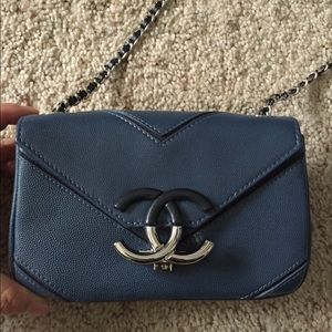 Chanel blue cruise small crossbody bag